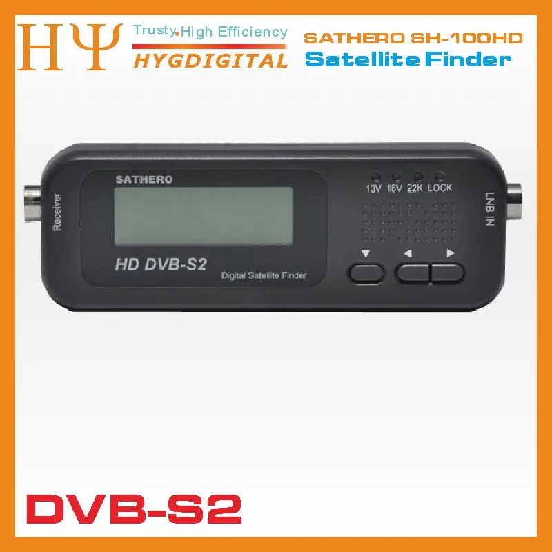 Оригинал Sathero SH-100HD карманный цифровой сатфайндер метр HD DVBS2 USB 2,0 сигнал DVB-S2 DVB-S SH-100 SatFinder