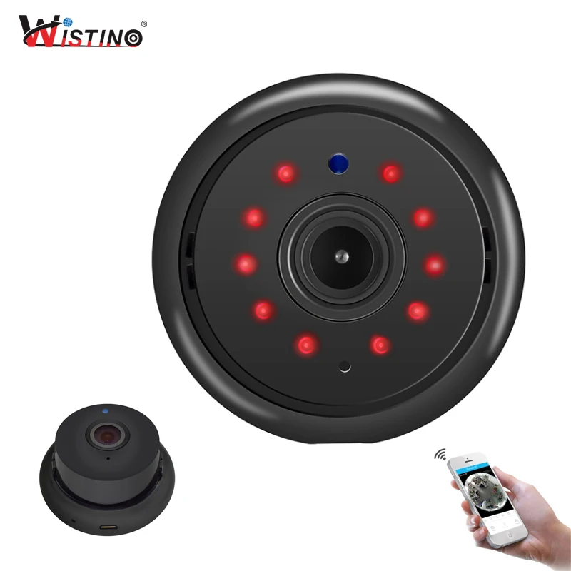 

Wistino 960P Wireless IP Camera VR Mini WIFI Camera IR Night Vision Smart Home Security Camera Alarm Monitor Baby Monitor 2.8mm