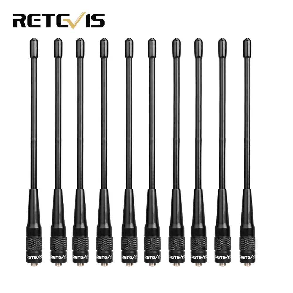 10 шт. антенна Retevis RHD-701 SMA-F рация аксессуары VHF/UHF 7.87in для Baofeng UV5R H-777/RT5/RT6/RT-5R C9045A |