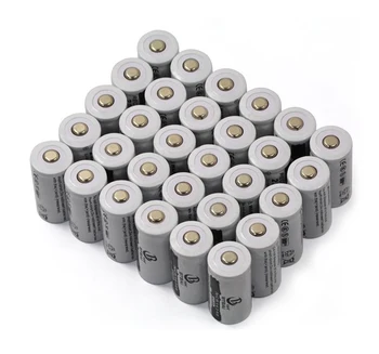 

30pcs 3.7v 2200mAh CR123A rechargeable lithium batter