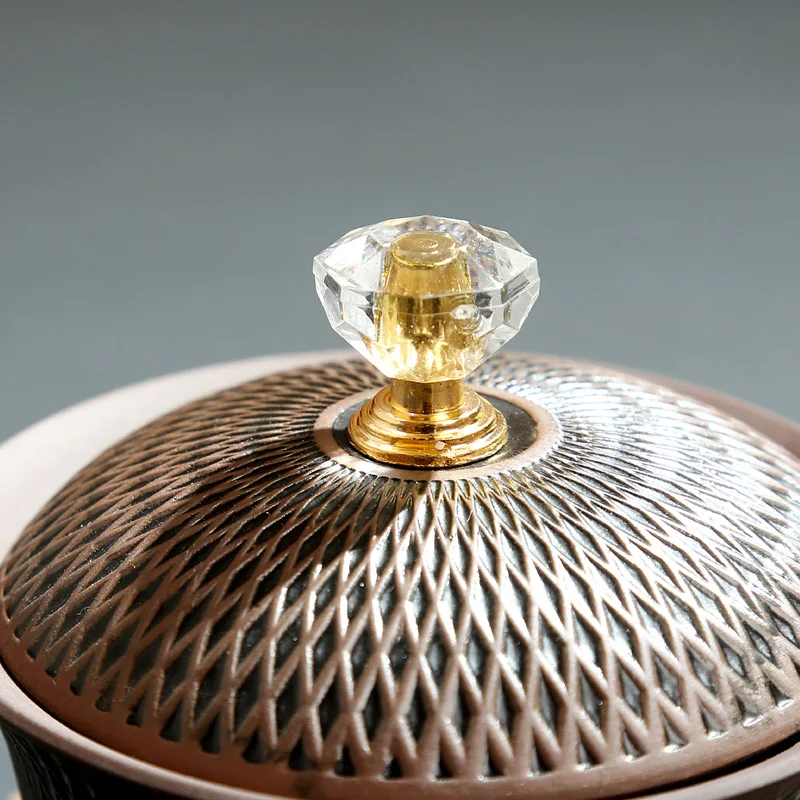 Новый год Фиолетовый Глиняный чай Tureen Teaware Аксессуары Украшение дома бойфренд