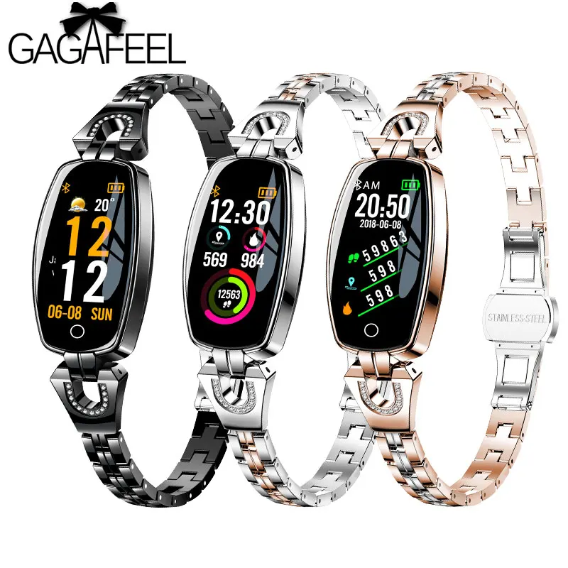 

H8 Smart Bracelet Women Fashion Wristband Heart Rate Monitor Fitness Tracker IP67 Waterproof Smart Band Female Smartwatch