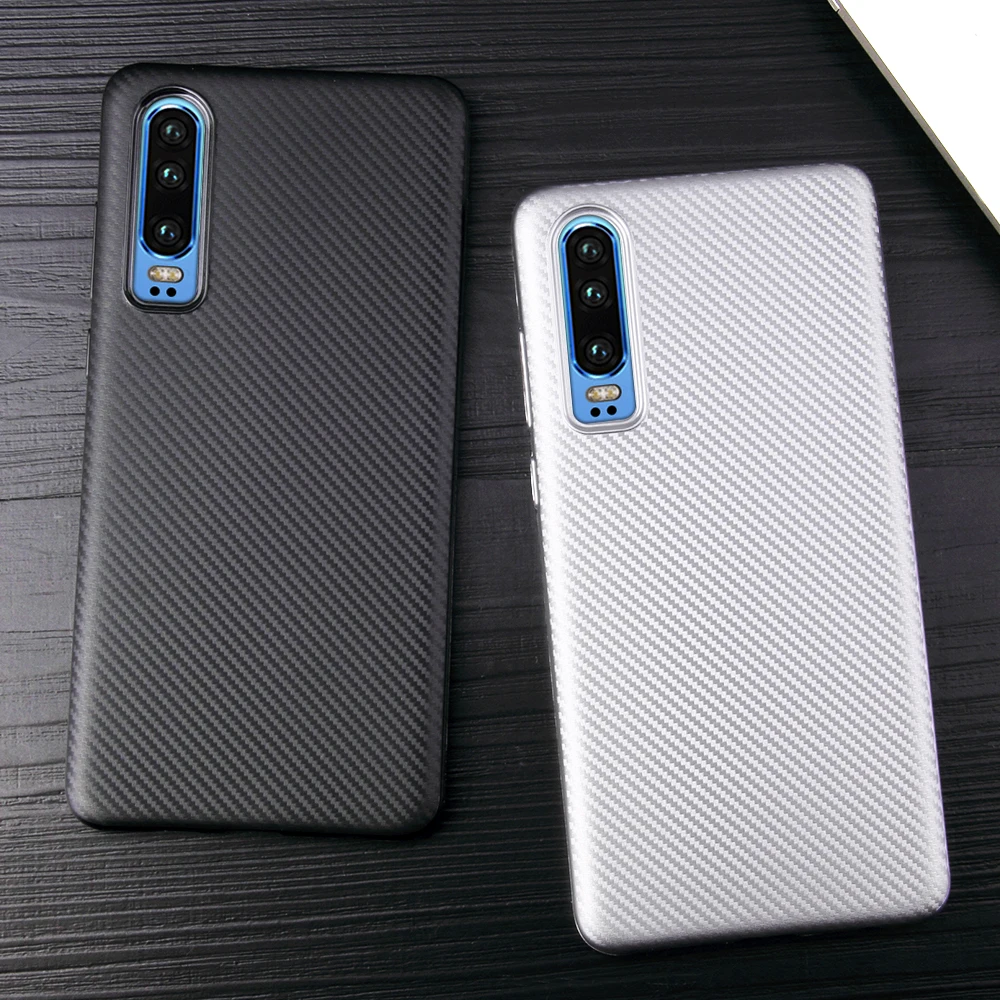 Корпус из углеродного волокна для huawei P Smart 2019 Y6 PRO Y7 Prime Наслаждайтесь 9 P30 Pro Honor 8X