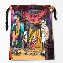 Fl-Q180 New Gravity Falls -#4 Custom Printed receive bag Bag Compression Type drawstring bags size 18X22cm 711-#Fl180