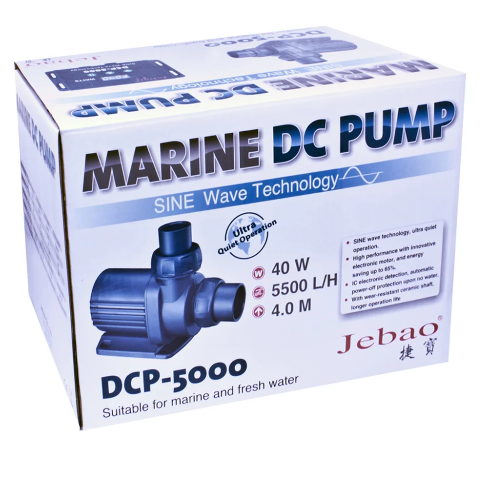 5000л/ч Jebao DCP 5000 управляемый морской DC насос для возврата воды аквариумный Аквариум
