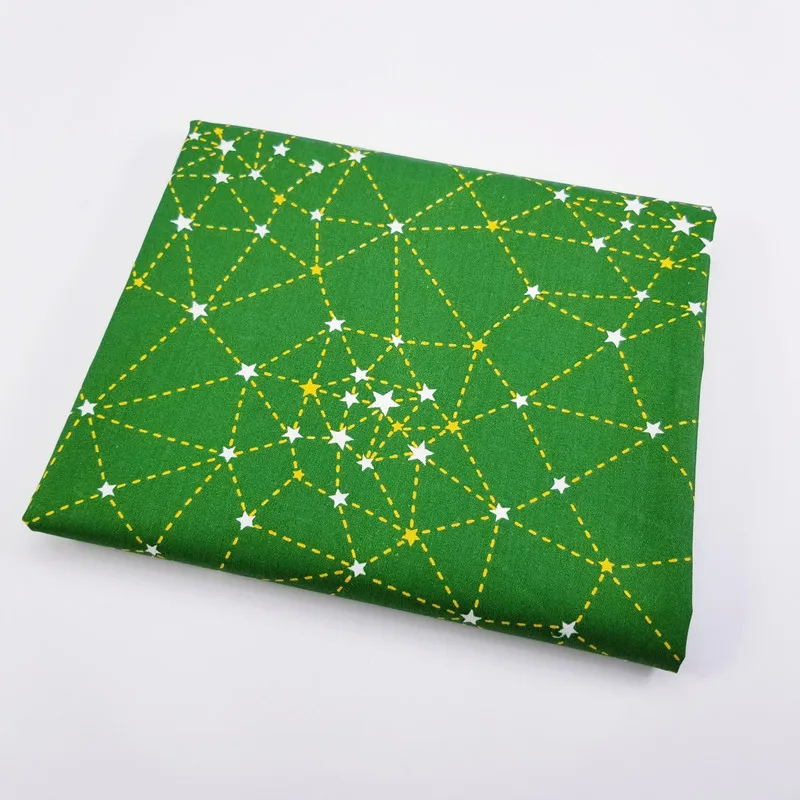 

Stars Pattern 100% Twill Cotton Fabric by Meters for Patchwork Quilting Baby Bedding Blanket Sewing Cloth Material