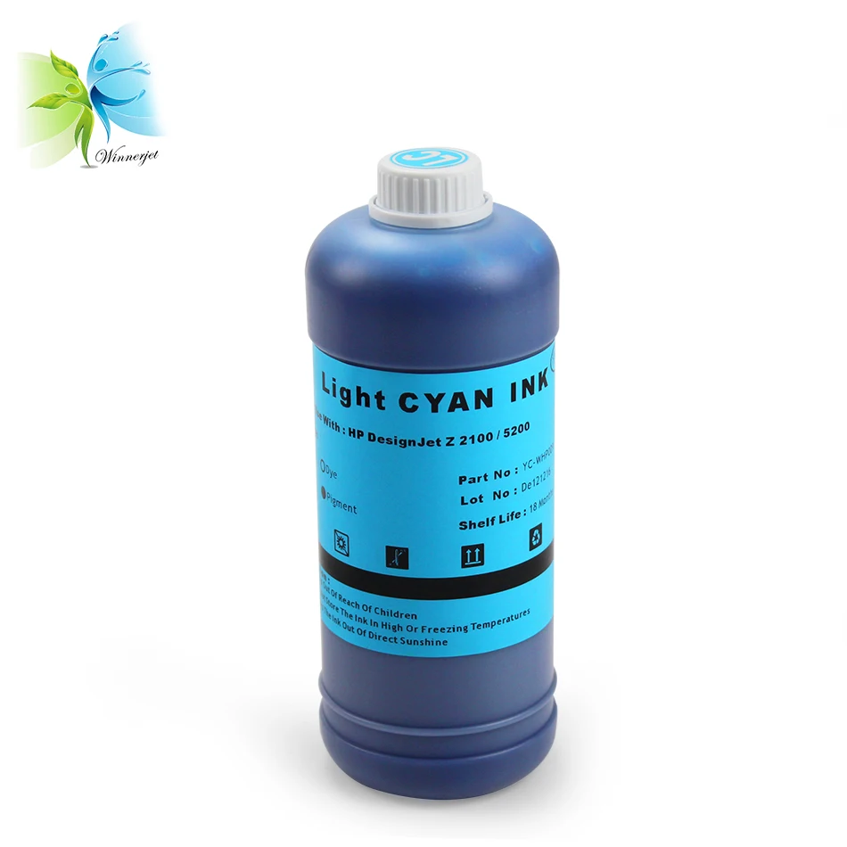 1000 мл пигментные чернила для принтера HP z2100 z5200 70 на водной основе|pigment ink for hp|pigment