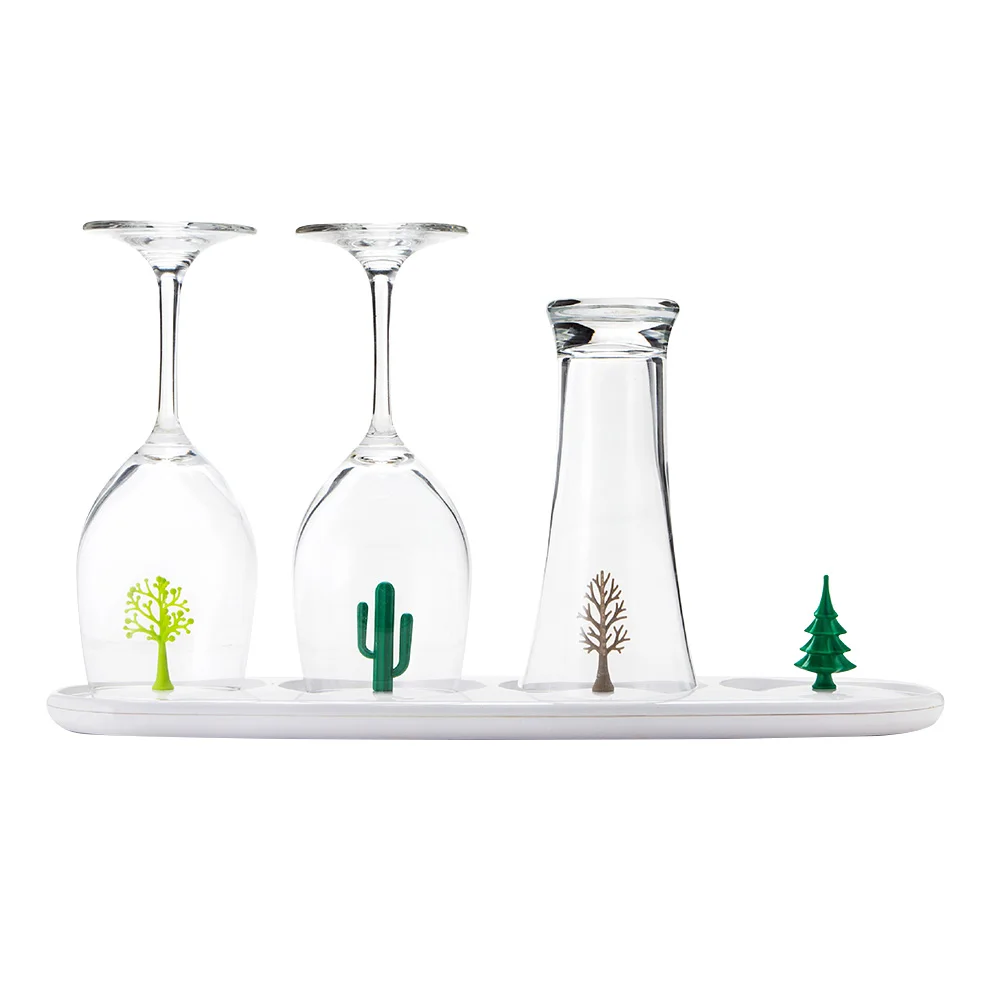 Cup Drainer Rack Wine Glasses Bottle Creative Decoration Non slip