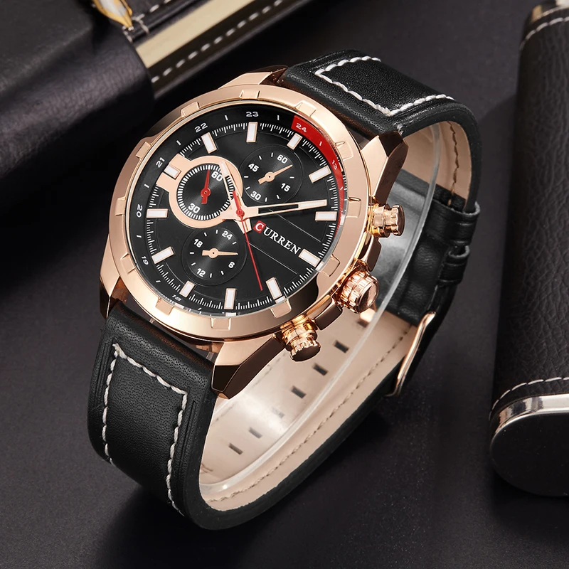 

CURREN 8216 Quartz Watch Men Watches Top Brand Luxury Wristwatch Male Clock Wrist Watch Luminous watch Relogio masculino Drop
