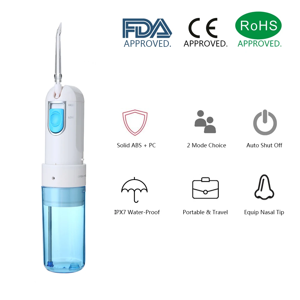 Ирригатор полости рта беспроводные воды Перезаряжаемые электронный Ирригатор для полости рта Уход за зубами детей зуб инструмент с 5 Jet советы