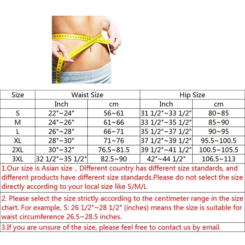 Cysm Size Chart