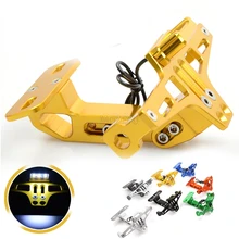 Алюминиевый сплав Универсальный держатель номерного знака мотоцикла кронштейн для Honda CB CBR 300 599 600 600F 1000 1000R 1100 650F