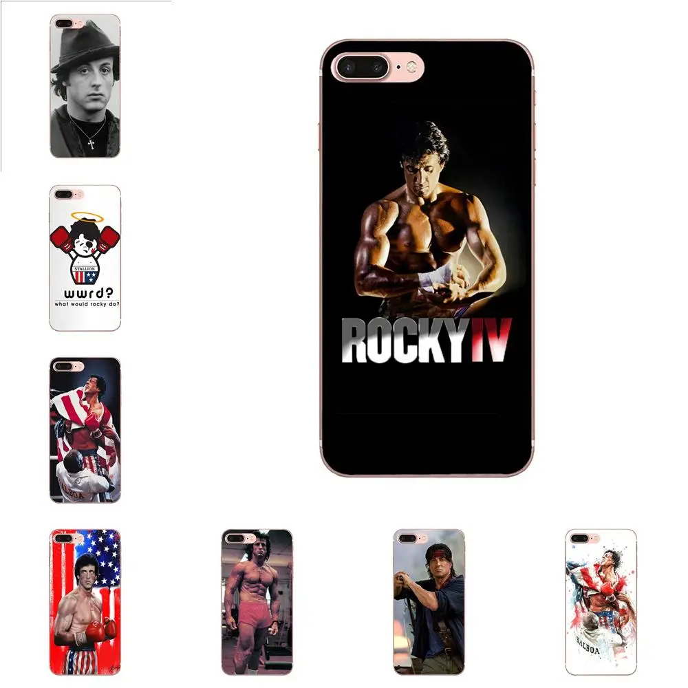 Мягкий чехол для мобильного телефона Rocky Balboa боксерский рисунок Huawei P7 Honor 4C 5A 5C 5X 6