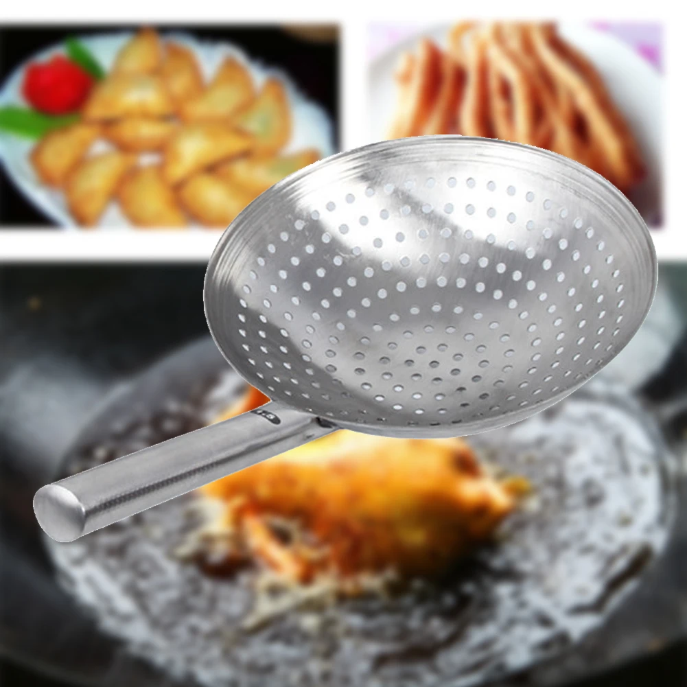 

Flour Strainer Scoop Tools Veggies Gadget Stainless Steel Gadgets Colander Cooking Home Pasta Practical Kitchen Accessories Rice