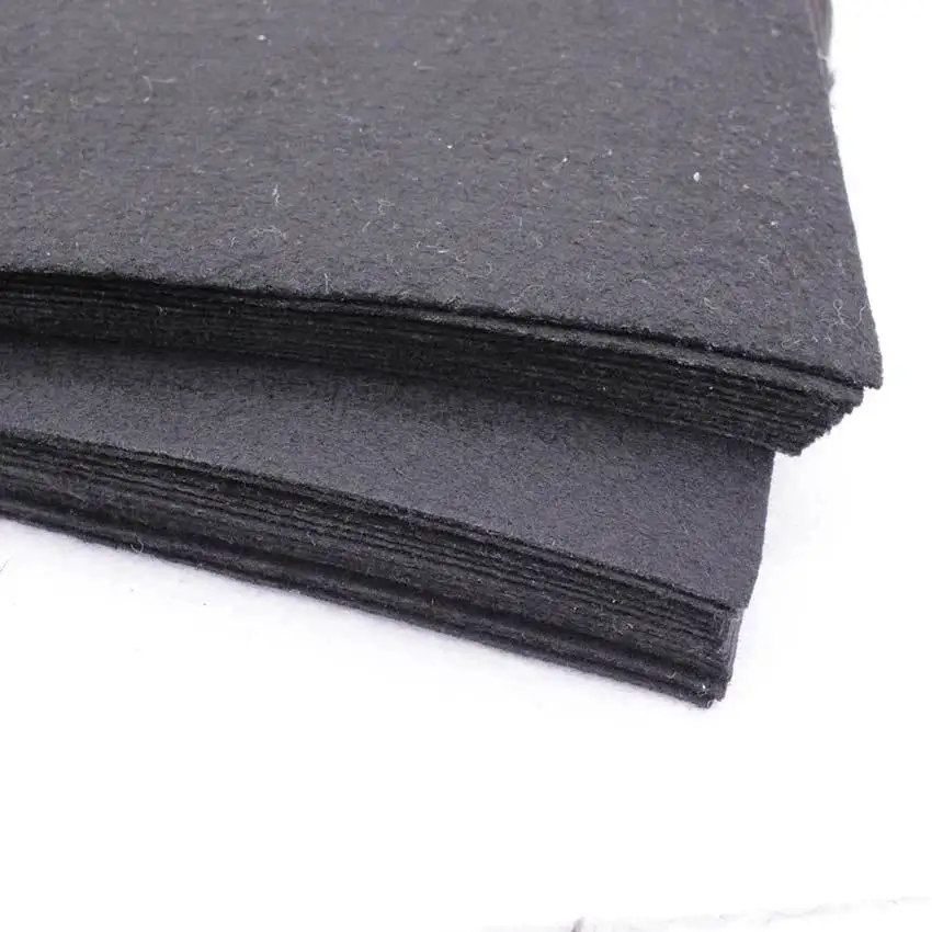 40 pieces Black color 1 mm Hard Felt Fabric For Needlework Diy Sewing  Handmade Felt Fabric Fieltro feltro Nonwoven Colth - AliExpress