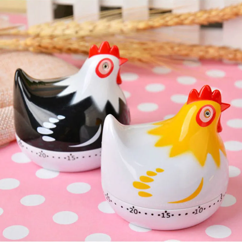 

ABS Kitchen Animal Timer Manual Mechanical Retro Cooking Timer Countdown Cooking Clock Tools Kids Toy Kitchen Gadgets