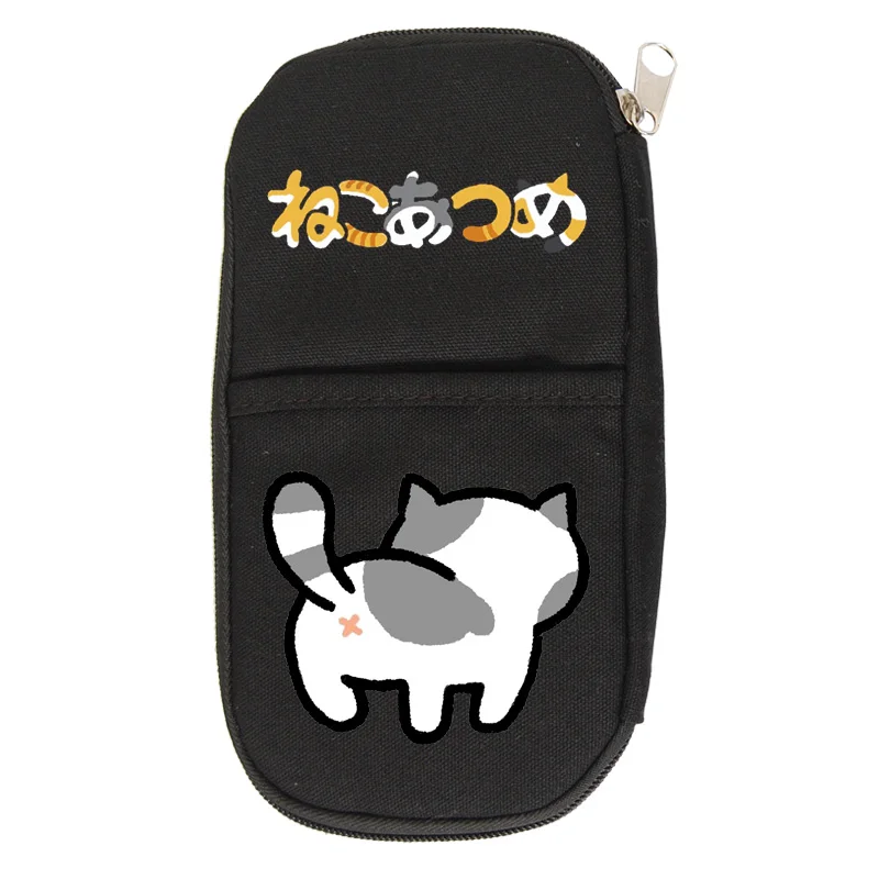 Neko Atsume Кот задний двор аниме для мальчиков и девочек кошелек футляр школьные