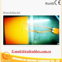 650*650*1,5 мм 110 В 1500 Вт 3d принтер с подогревом кровать силиконовый резиновый нагреватель с ED330L цифровой термостат на проводе 2000 мм свинец