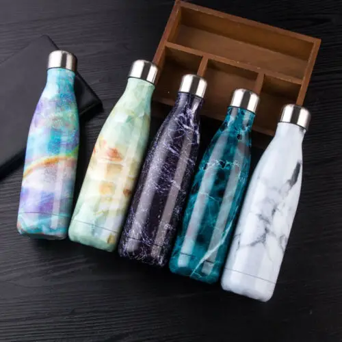 

500ml Vacuum Flask Stainless Steel Water Bottle Cup Doublelayer Insulated Thermo