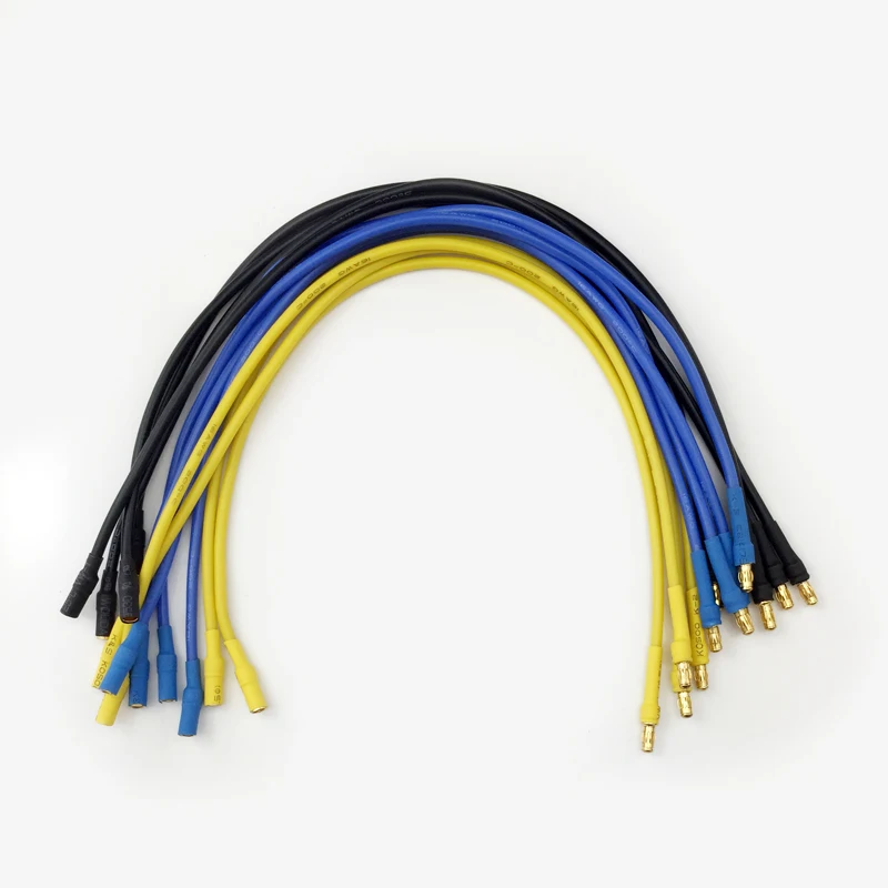 12 pieces 300mm Motor to RC speed controller ESC Extension Cable with 3.5mm Bullet Connectorsin