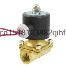AC 110 В 2 Порты и разъёмы 2 Way 1/" PT внутренняя резьба Пневматический Электрический электромагнитный клапан