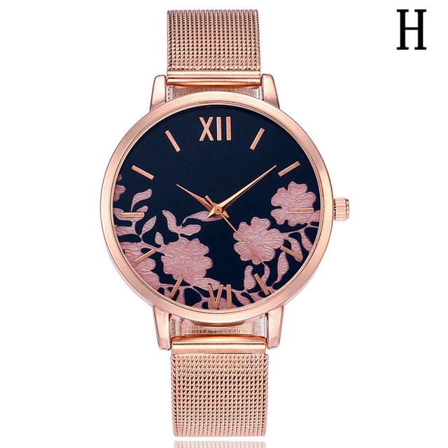 Women S Watches Aliexpress Hot Ing Mesh Band Rose Gold Quartz Women S Watches Aliexpress Hot Ing Mesh Band Rose Gold Quartz Watch Color Printing Hour Las