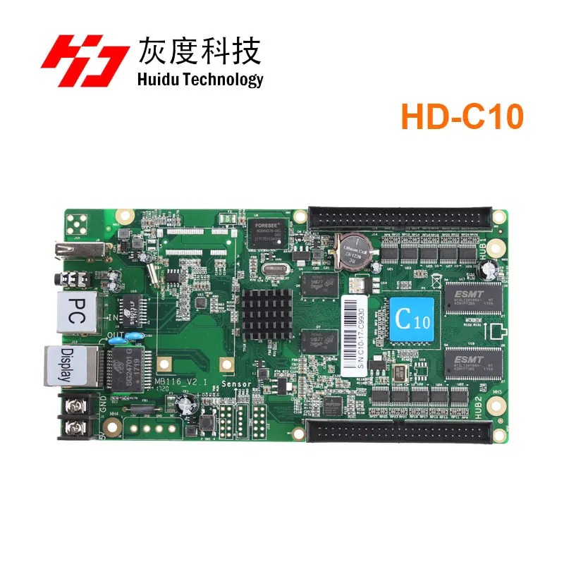 

HD-C10 USB+2 Ethernet Por Asynchronous Full Color LED screen display WIFI Control Card Can used LED sending card