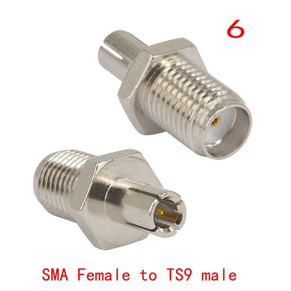 433 МГц Антенна 18dbi SMA Мужской усилитель+ РЧ Разъем гнездо SMA ts9 CRC9 N F Профессиональный разъем с фиксатором, устройство копировально-программного управления ТВ переходник папа мама