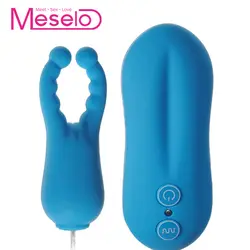 Meselo 10 Скорости дистанционного Управление Соски Вибратор Секс-игрушки для женщины мастурбатор зажим для соска вибратор силиконовые