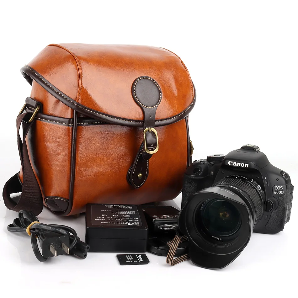 ПУ кожа ретро DSLR камера сумка чехол для Olympus E M5 M10 Mark II 3 PEN F PL8 PL7 PL6 PL5 PL3 PL2 PL1 P5 P3|Сумки