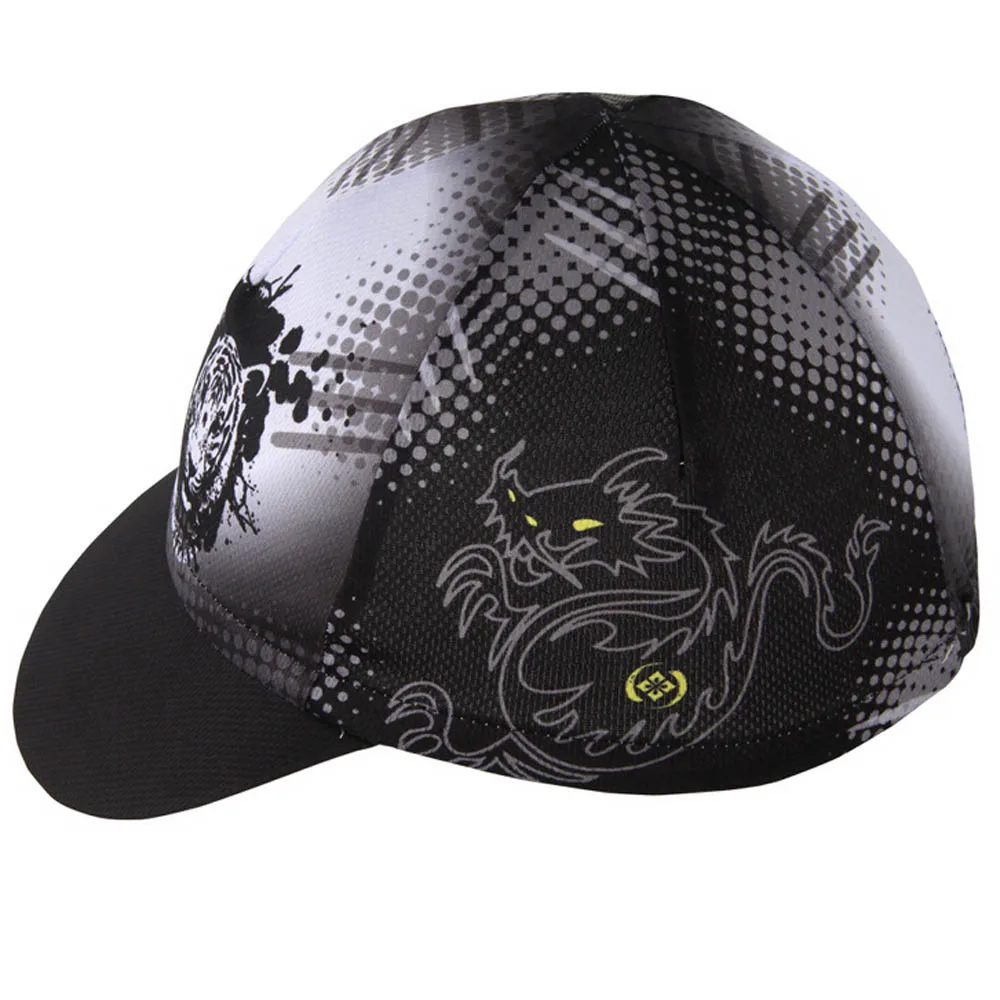 Dragon pirate Black2 Ветрозащитная велосипедная Кепка с крутым рисунком дракона, вентиляция, полиэстер, велосипедная шляпа, кепка велосипедная кепки для занятий спортом на открытом воздухе - Цвет: Dragon pirate Black2