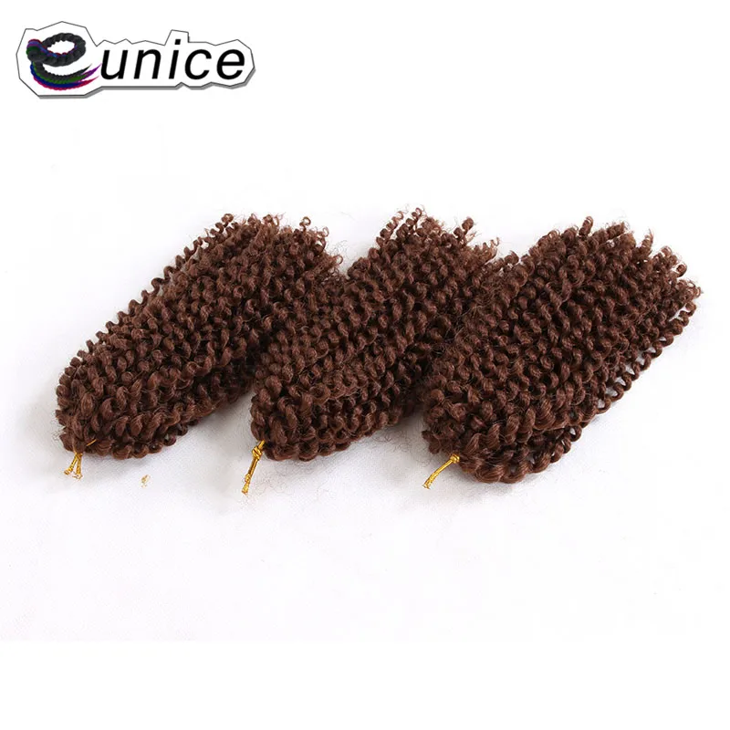 Synthetic Ombre Braiding Hair Mali bob Kinky Curly Crochet Hair (41)