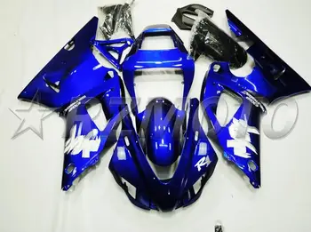 

New ABS Full fairings Kit Fit for Yamaha YZF-R1 YZF1000 R1 1998 1999 98 99 fairing set bodywork hot sales blue lights