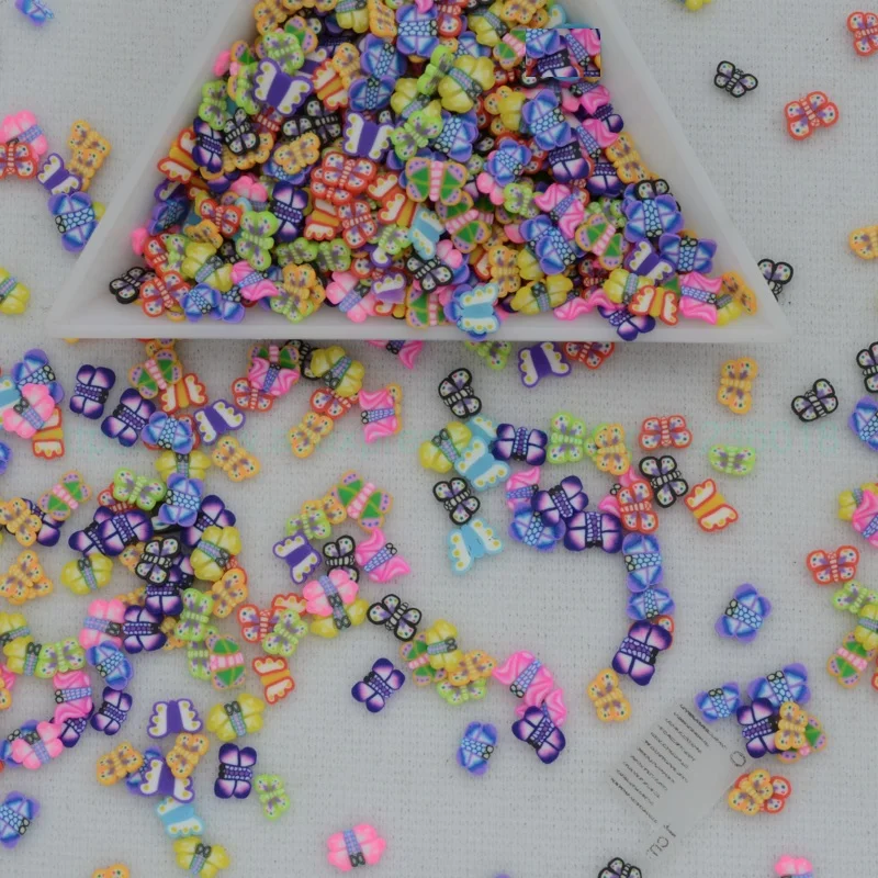 

65g/lot Nice Cute Mix Insect shaped Nail Art Polymer Clay slice Fashion DIY Cute Decor Decals , Clay Scrapbook Decoration