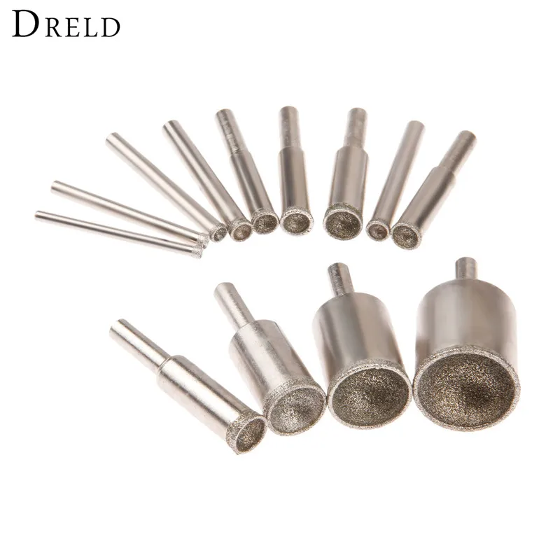 DRELD Diamond Mounted Point Spherical Concave Head Grinding Bit Grit