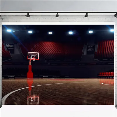 Фон для фотосъемки вечерние фоны настенный светильник тематический Виниловый фон на заказ фото Баскетбол фон футбол реквизит A - Цвет: Multicolor6
