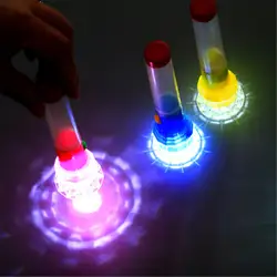 Творческий Портативный прозрачный Пластик мини электронный фонарик модель игрушки высокого качества