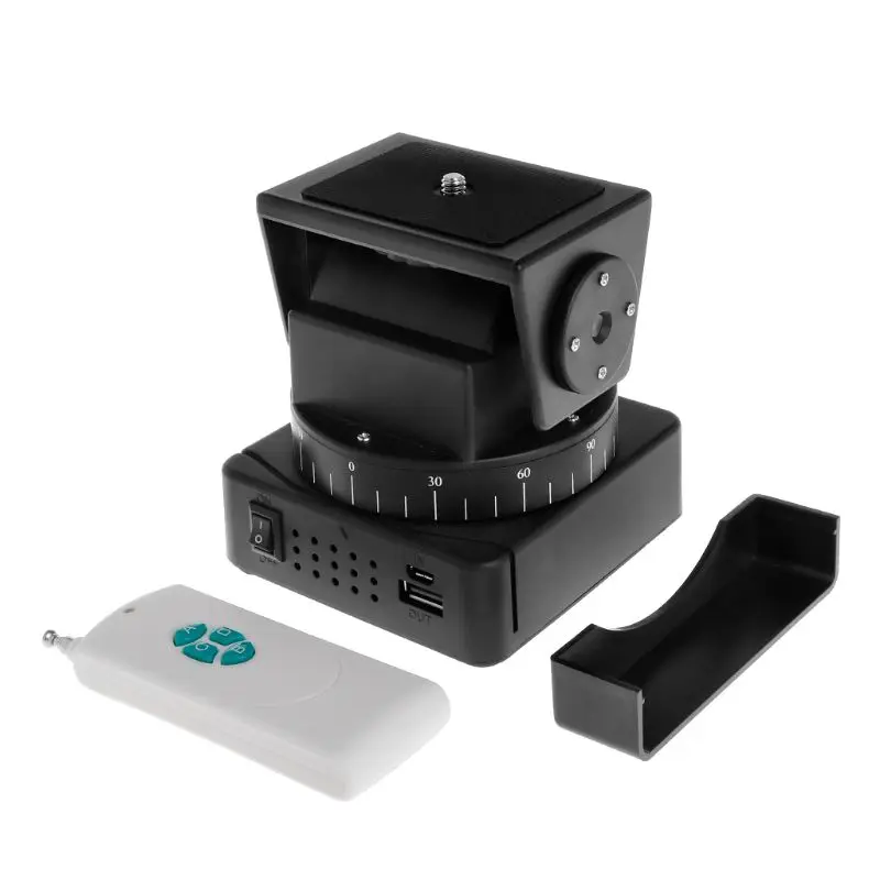 

Pan Tilt Remote Control YT-260 Motorized Automatic Tripod Mount Adapter Camera Extreme Wifi Smartphone