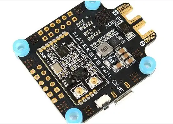 

Matek System F411-One F411 F4 Flight Controller 30.5*30.5mm BetaFlight OSD 5V BEC Current Sensor For RC Models Multicopter