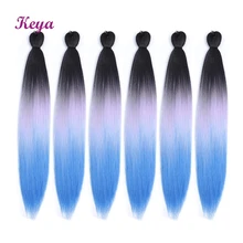 Предварительно растягивающиеся легкие плетеные Джамбо косы предварительно Пернатые натуральные слои 24 дюйма легкая одежда синтетические волосы для наращивания