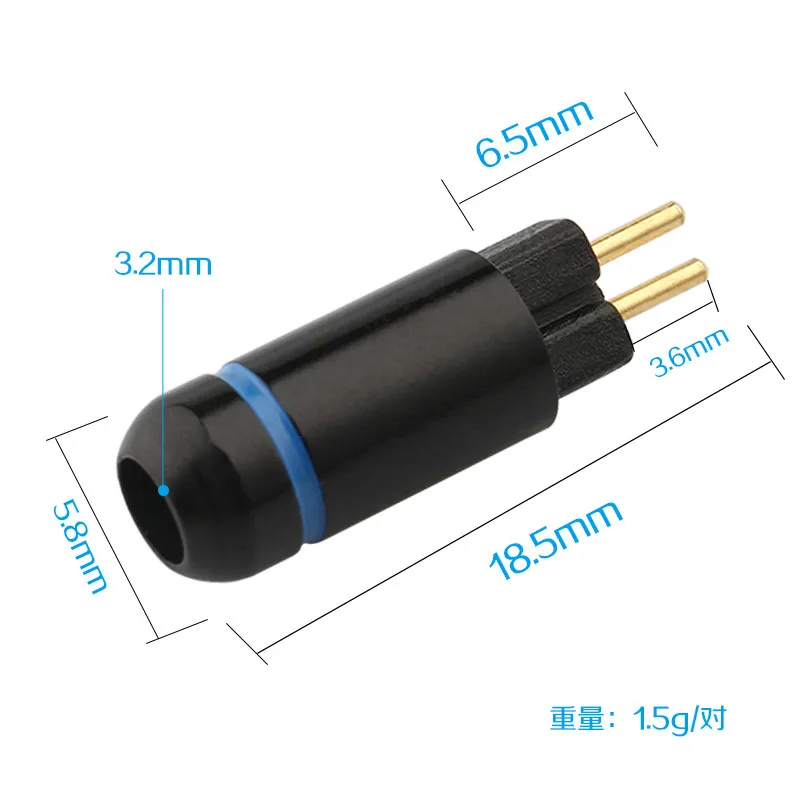 0,78 мм Резьбовая рифленая краска процесс UM3X W4R UE18 0,78 мм металлический компонентный разъем аудио адаптер для наушников разъем