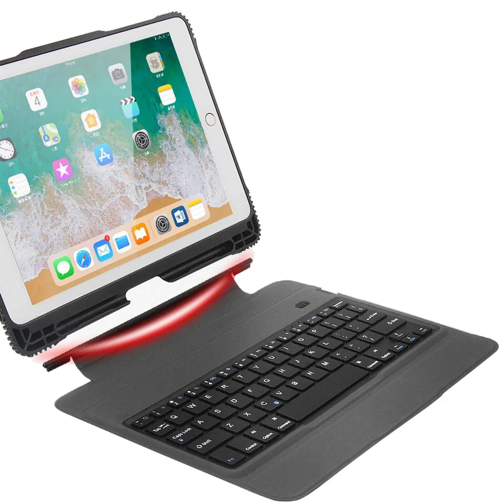 

Detachable Keyboard Case Smart Cover For iPad 9.7 2017/2018 Pro Air 2/1 May1