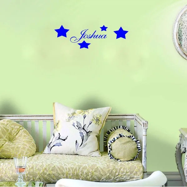 59cm-15cm-Custom-Name-Star-Wall-StickerWaterproof-Vinyl-Wall-Quotes-Decal-PVC-Home-Decor-Wall-Stickers