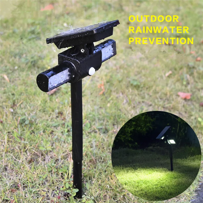 

CLAITE Outdoor Solar Lawn Floodlight 24LED Waterproof PIR Motion Sensor and Light Control Garden Lights Security Street Light