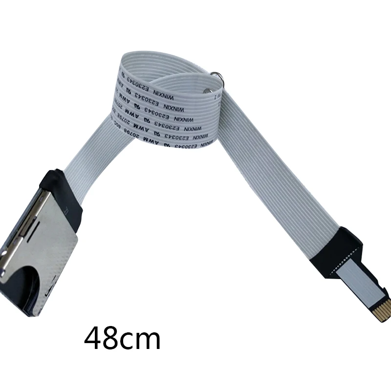 25 см/48 см/60 см TF micro SD карта Женская гибкая Удлинительный кабель удлинитель