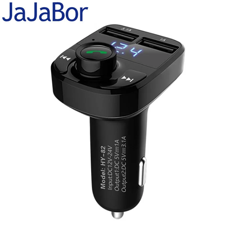 Jajabor автомобиля MP3 аудио плеер блютуз автомобильный комплект fm трансмиттер FM