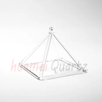 

3 inches clear quartz crystal pyramid for sound healing, music therapy and chakra balancing