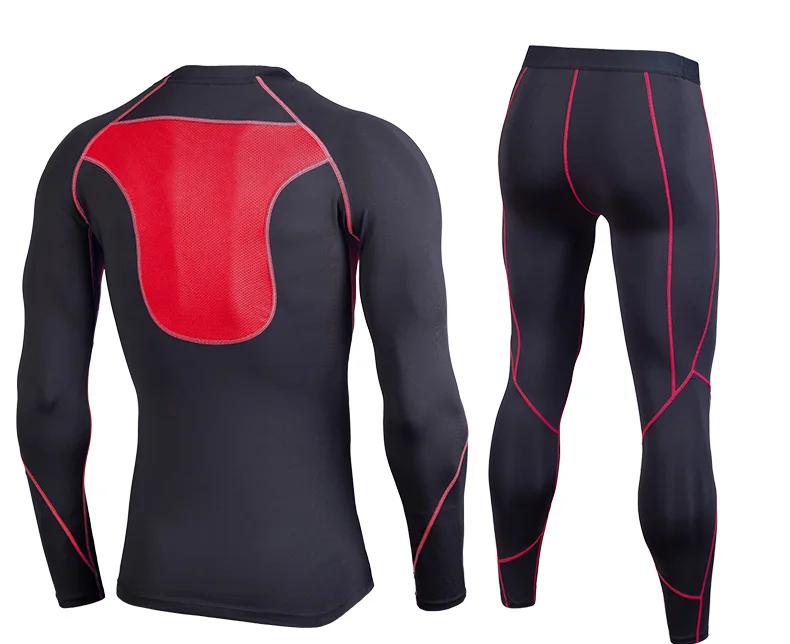 Men Rashguard Sportswear Male Long Sleeve Gym T Shirt Suits MMA Rashguard Fitness Running Shirt Crossfit Bodybuilding Men Shorts Mma (28)