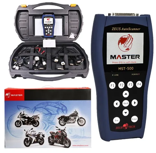 

Master ZEUS AutoScanner Handheld Scanner MST-500 OBD Scanner for Universal Motorbikes which can support most brands of the world