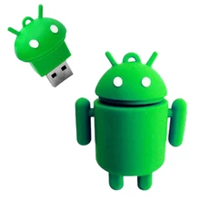 8GB Робот сладкий мультфильм Android USB 2,0 Stick Mmemoria флэш-устройство, зеленый